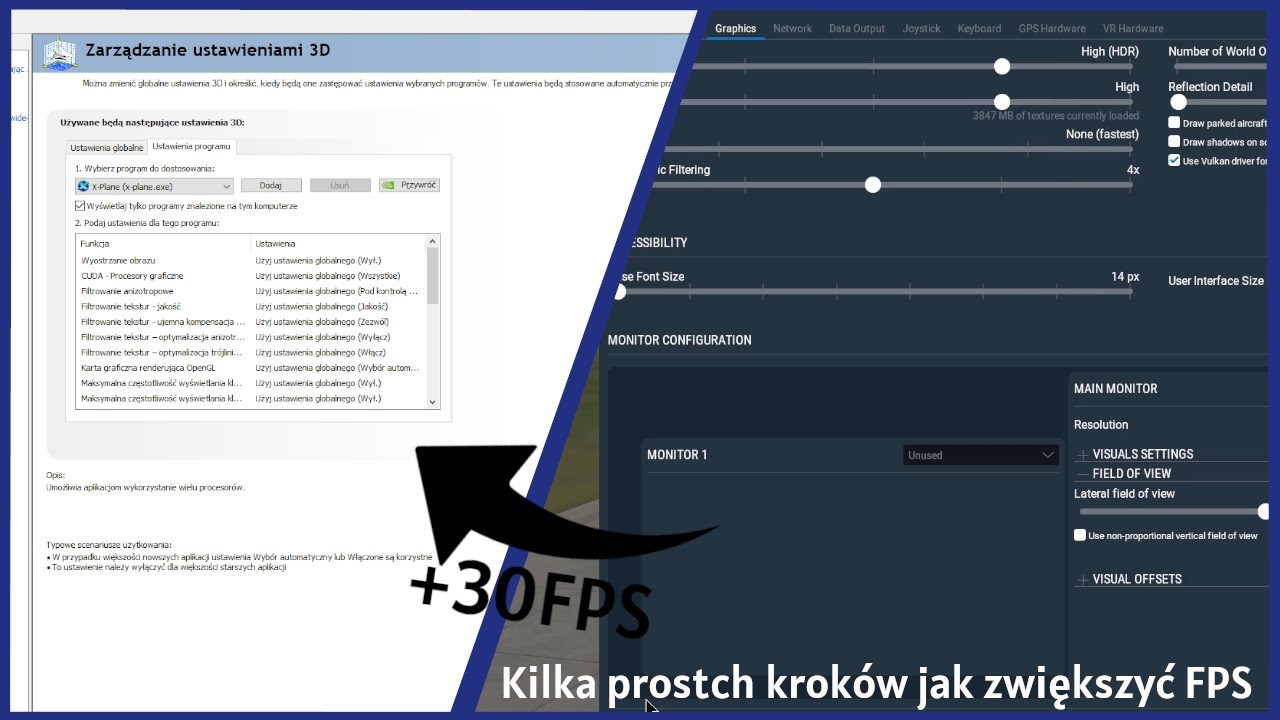 Jak zwiększyć FPS w X-Plane 11 z xEnviro jak i bez (+30fps) | Poradnik