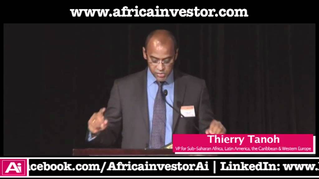 Thierry Tanoh addresses delegates at the Ai CEO Investment Climate Summit