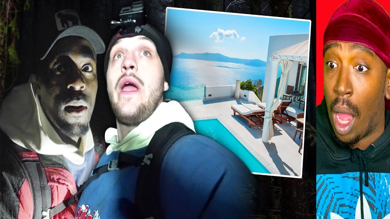 American Reacts To Last To Leave HAUNTED FOREST Wins LUXURY HOLIDAY! (KSI v Logan Paul)