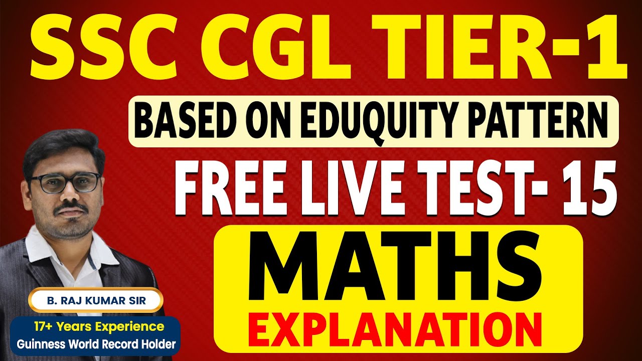 ALL INDIA LIVE MOCK-15 MATHS EXPLANATION | BY RAJKUMAR SIR | EVEREST COACHING POINT