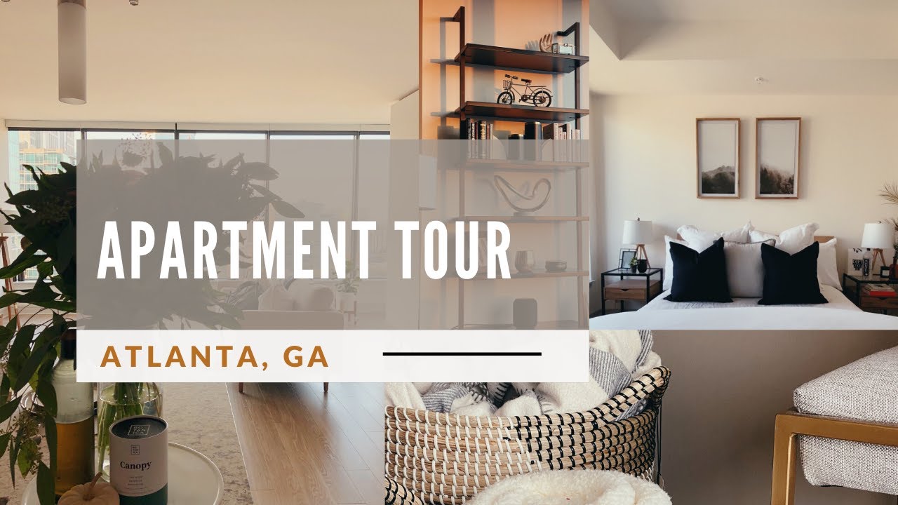 FURNISHED APARTMENT TOUR | ATLANTA, GA