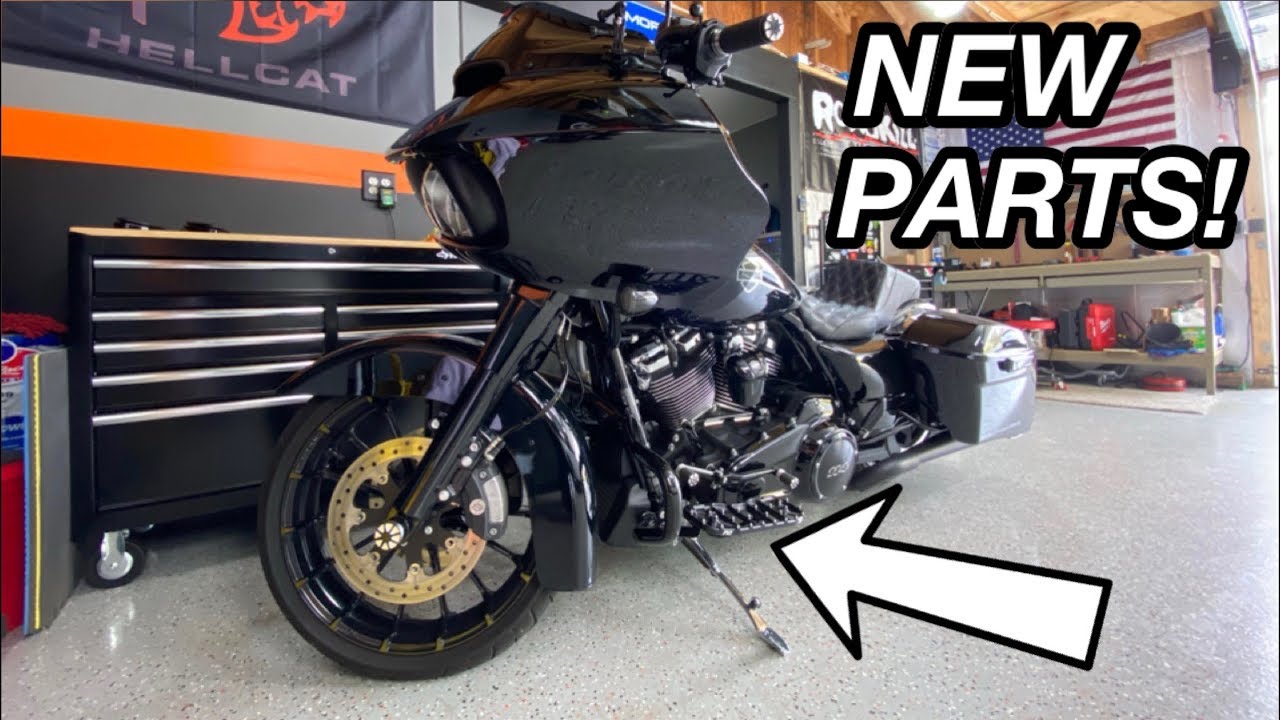 HARLEY DAVIDSON ROAD GLIDE CHOPPED ENGINE GUARD INSTALL! *MUST HAVE*