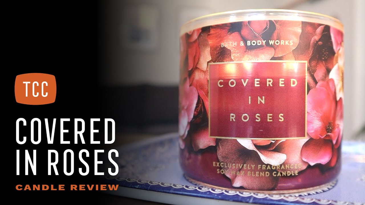 Обзор свечи Covered in Roses от Bath & Body Works (аналог Delina)
