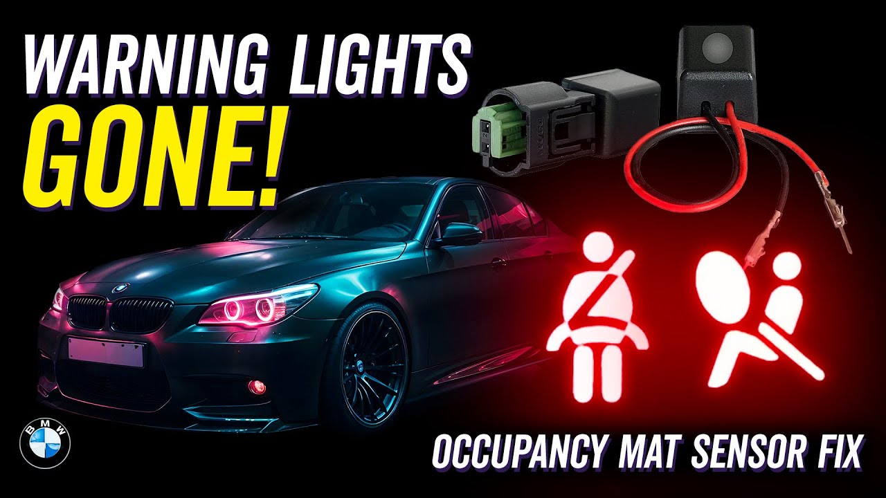 BMW e60 Airbag & Seat Belt Light on - Occupancy mat sensor FIX! - BMW e60 545i UPDATED 1106