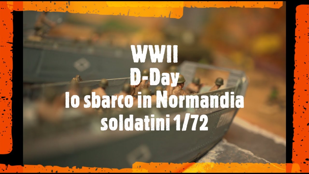 WWII D-Day, operazione Overlord lo sbarco in Normandia toy soldiers 1/72 the landing in Normandy 2/3