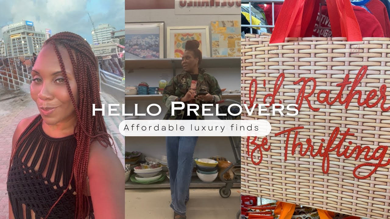 HELLO PRELOVERS!  Thrifting with me Luxury, Quince Linen, & Fall Outerwear