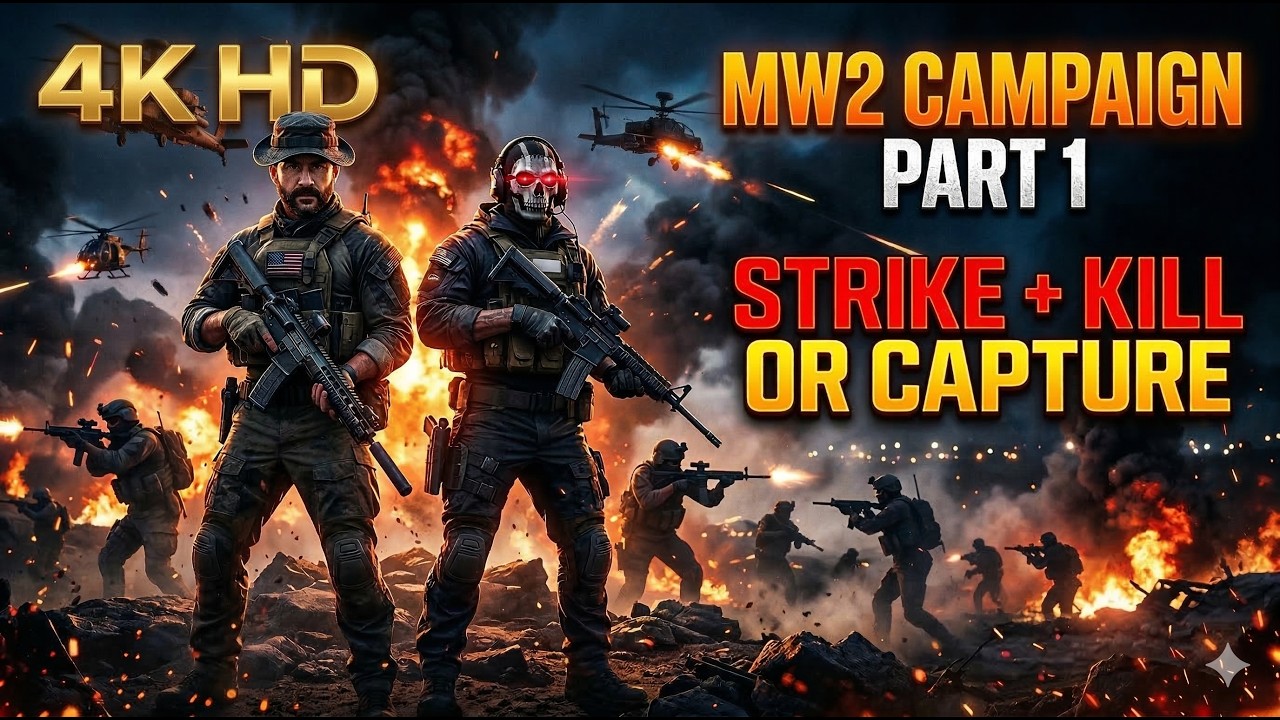 MW2 Campaign Part 1 &ndash; Strike & Kill or Capture | Call of Duty Modern Warfare II Gameplay