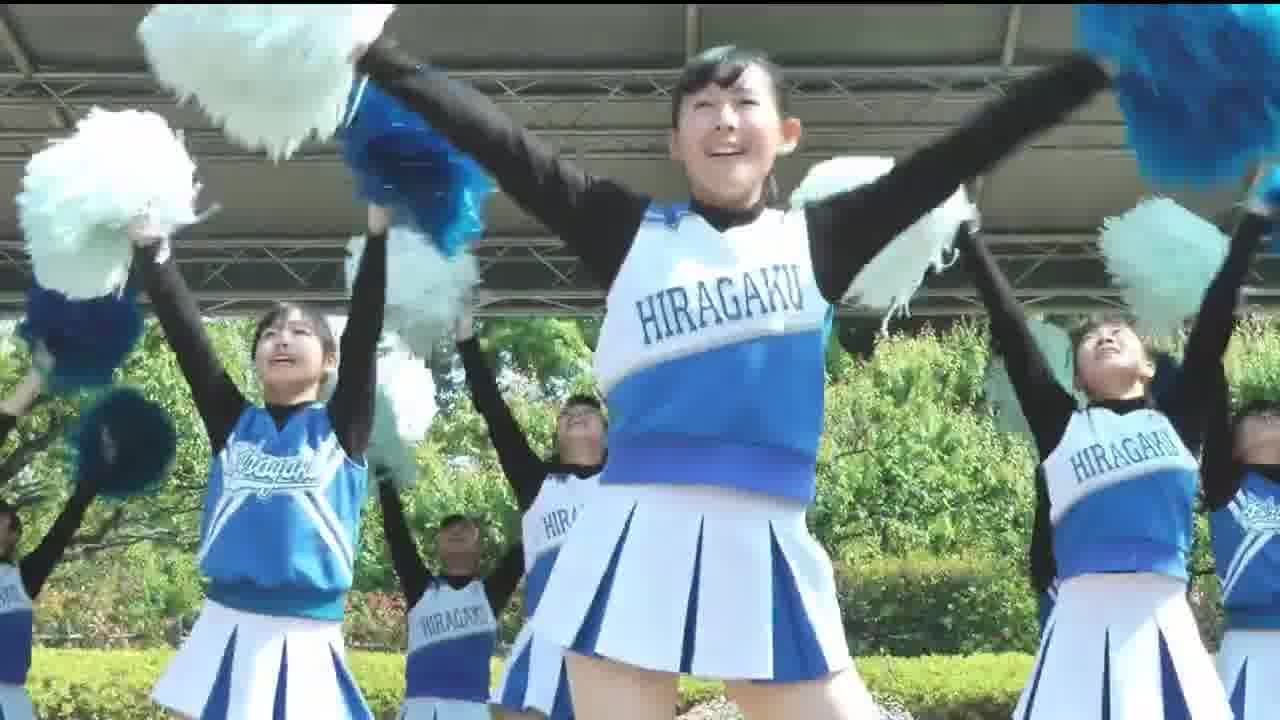 平塚学園チアリーディング部が魅せる！軽やかな音楽に合わせた圧巻パフォーマンス💃