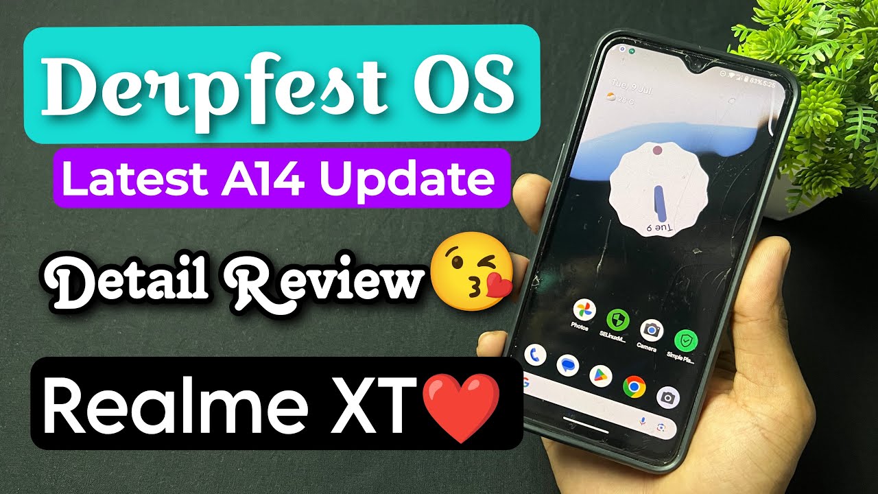 Realme XT Derpfest OS Android 14 Custom Rom Review. Install Android 14 Rom On Realme XT