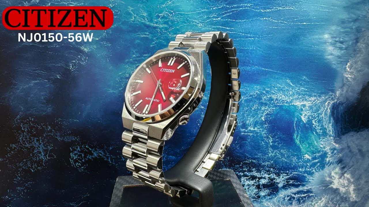Citizen Tsuyosa Automatic 40mm Sunray Red Dia l  Stainless Steel Bracelet | NJ0150-56W