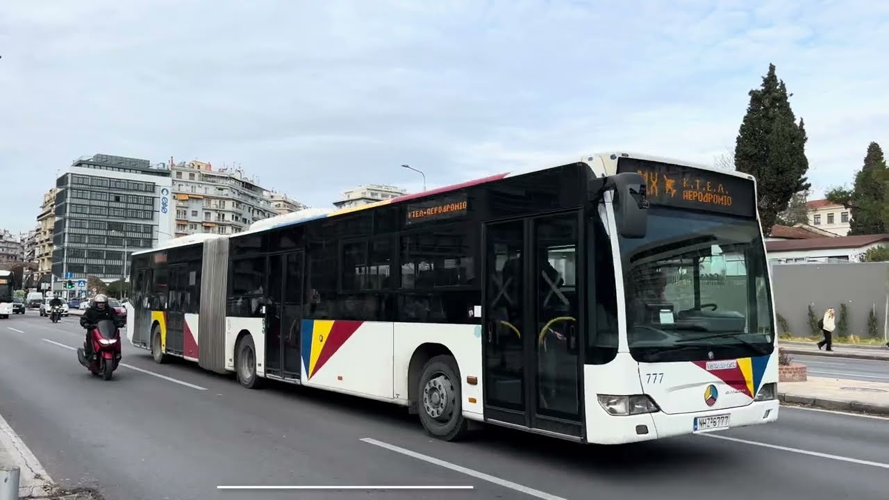 Buses in Thessaloniki, Greece - 2024