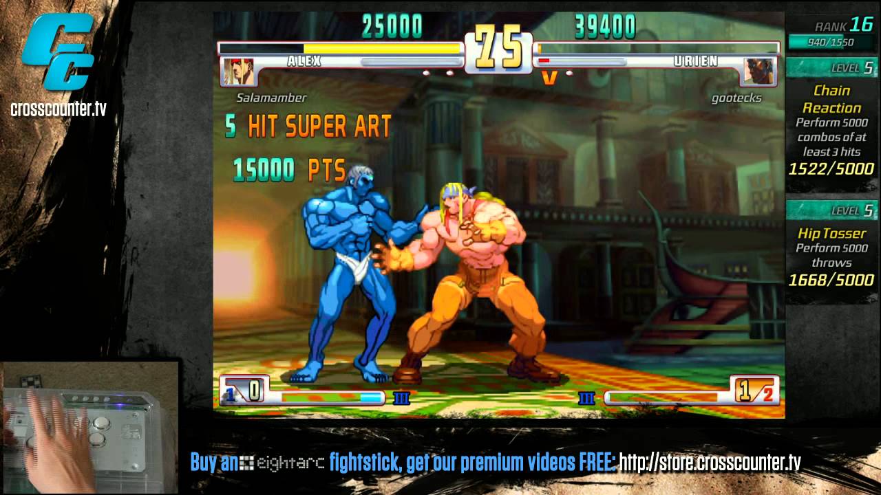 3rd Strike Revival: gootecks (Urien/Ryu/Dudley) vs. XBL - 11/21/12