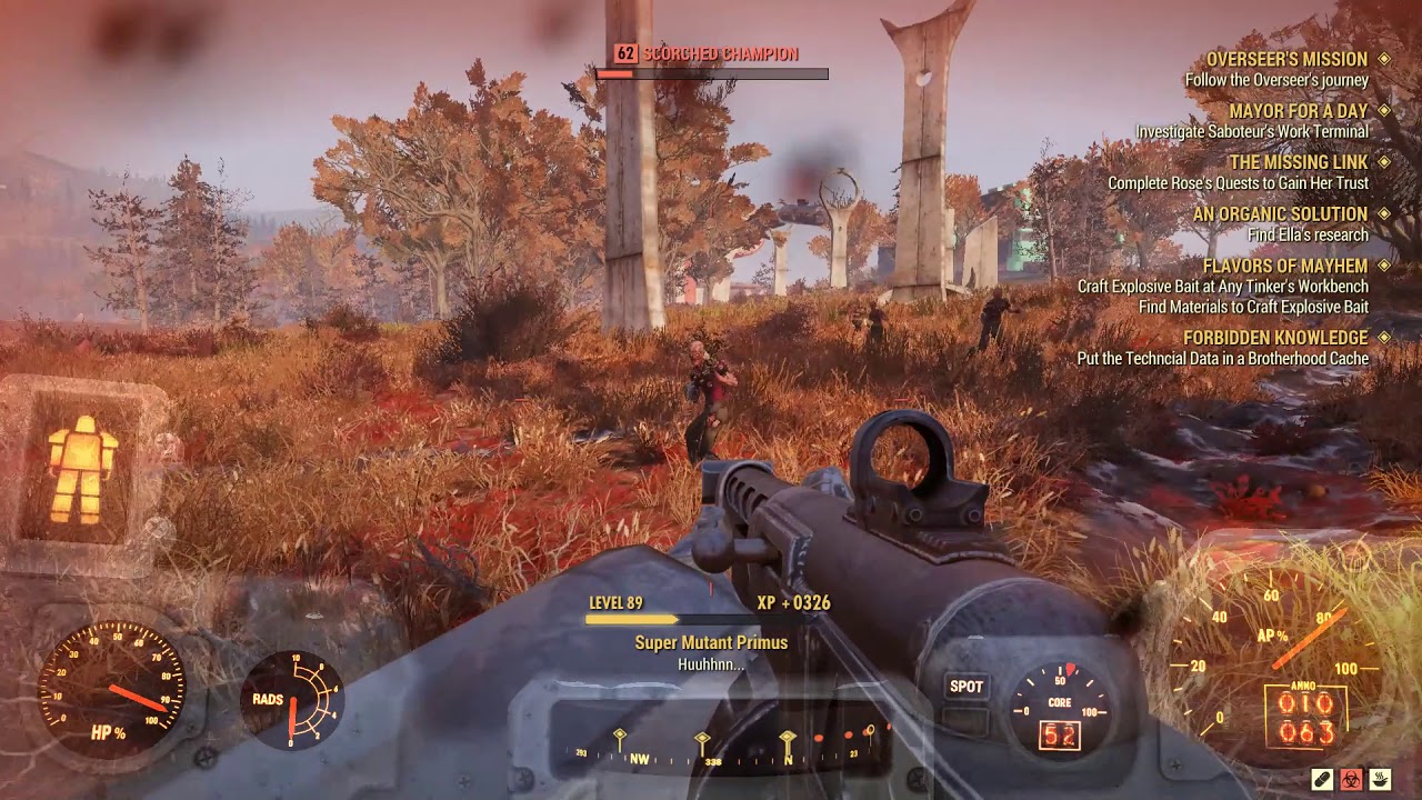 Fallout 76 - Explosive shotgun power