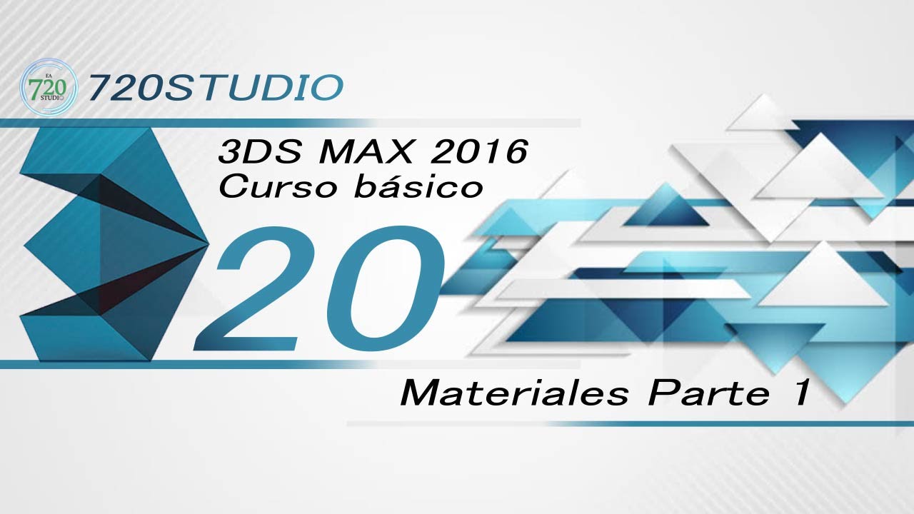3ds Max 2016 - Materiales Parte 1- Tutorial Básico 20 - En Español