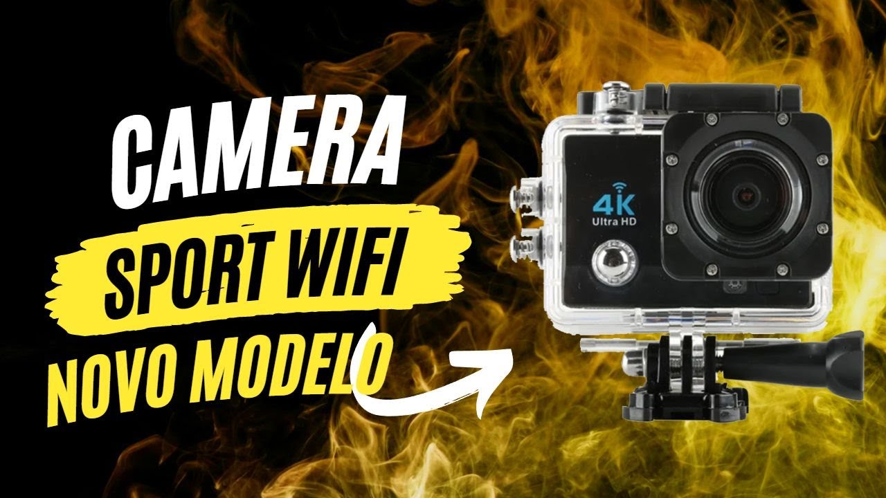 Câmera Filmadora Sport 4k Ultra Hd Wifi Capacete Mergulho WLXY Gocam WL-tt1 como ligar wifi qual app
