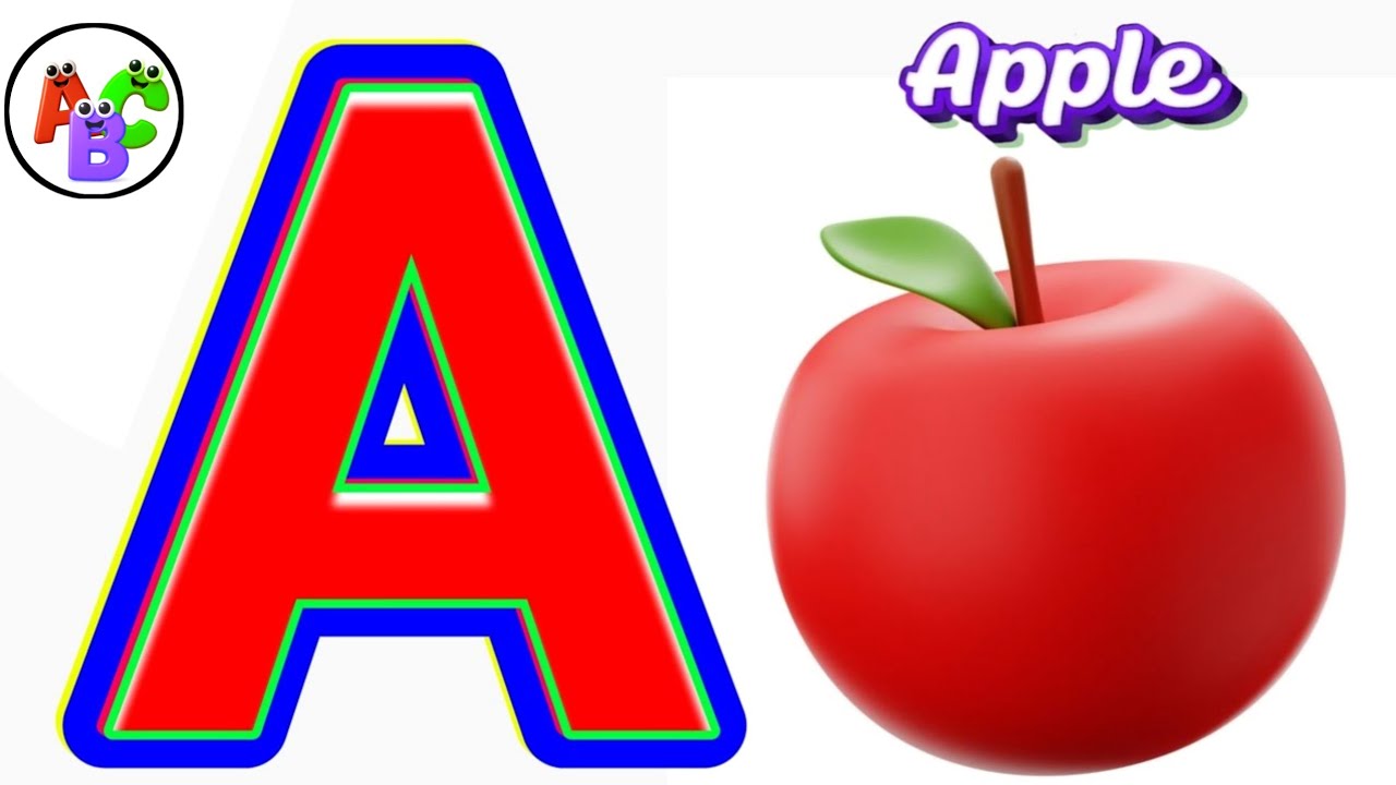 A is for Apple 🍎 Song | Learn Simple ABC Phonics Song | ABC Song for Toddlers | ABC Nursery Rhymes