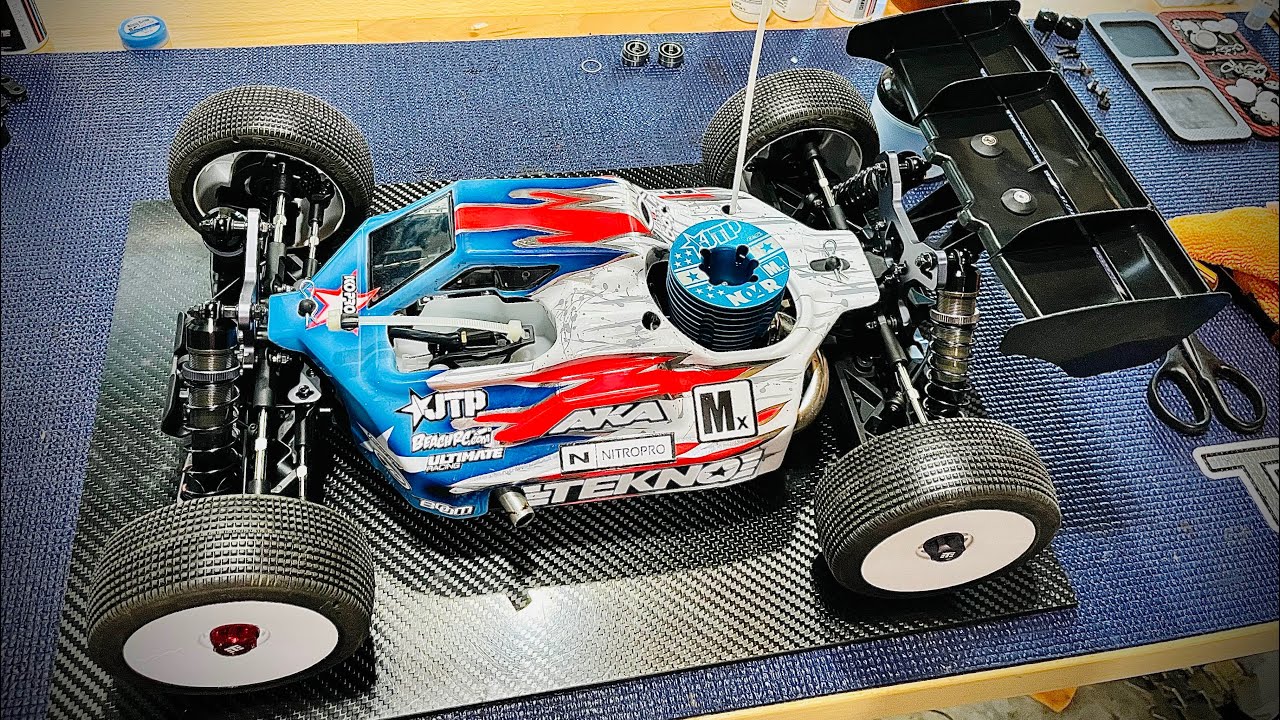 Tekno NB48 2.1 BUILD SERIES Part 6 with Jared Tebo. Car is finished!
