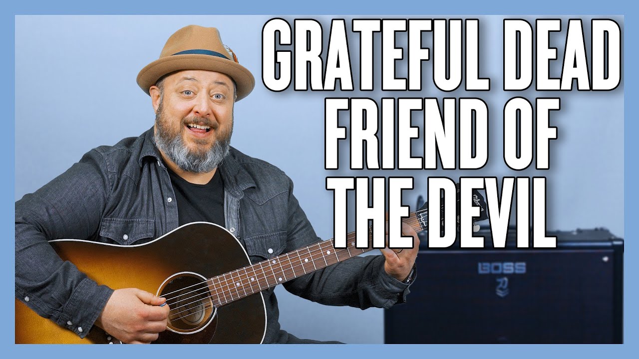 Урок игры на гитаре Grateful Dead Friend Of The Devil + Обучающее видео