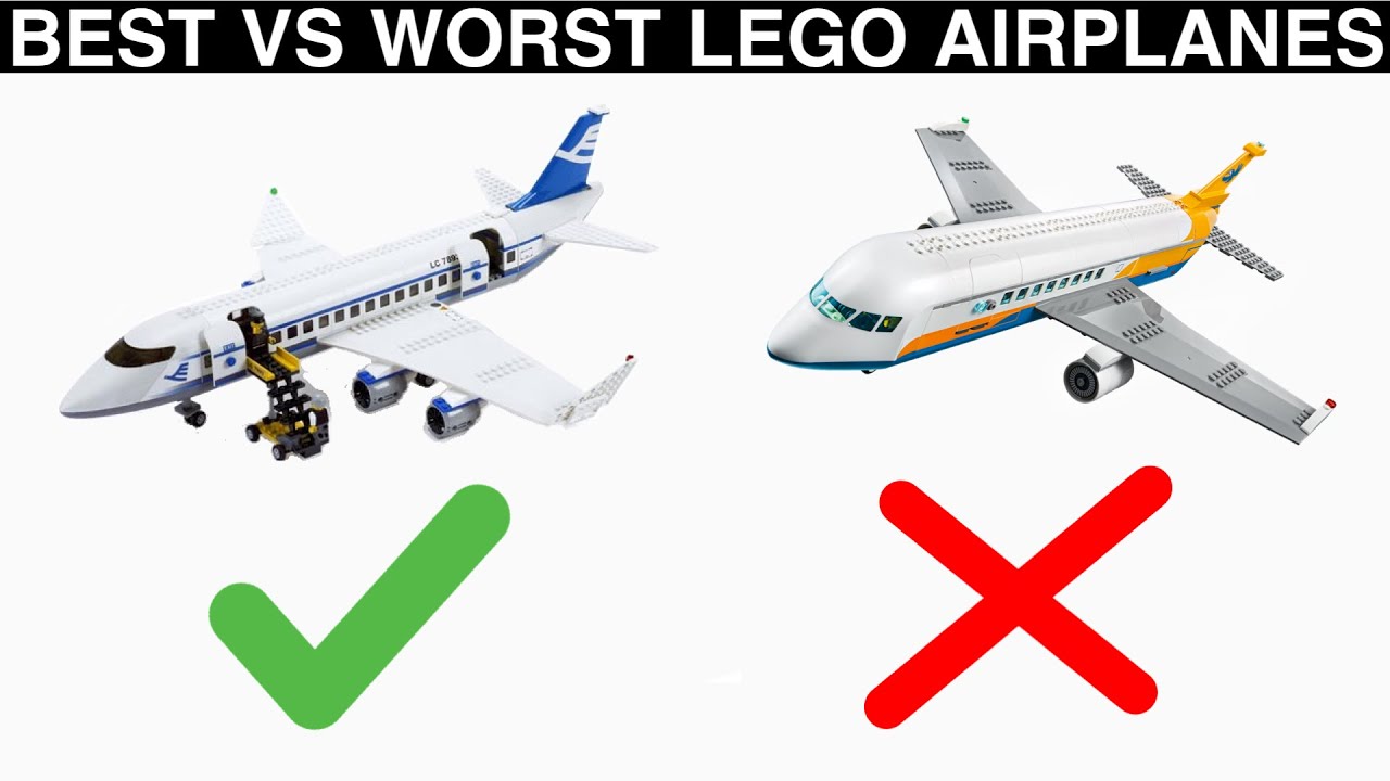 BEST VS WORST LEGO CITY AIRPLANES