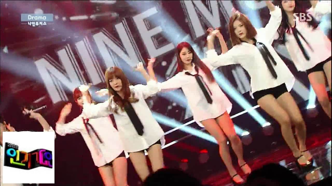 [Девять муз (9 муз)] Драма (DRAMA) @ Популярная песня Inkigayo 150215