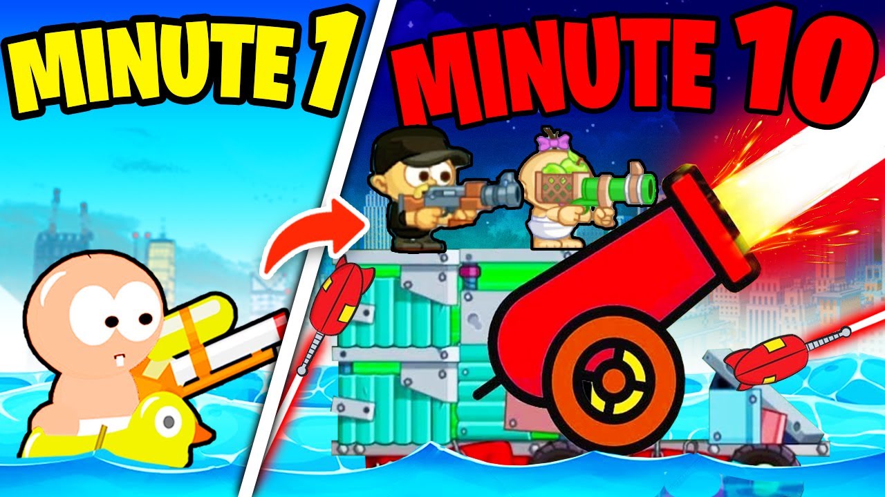 Улучшение BABY RAFT до GOD RAFT в RAFT WARS