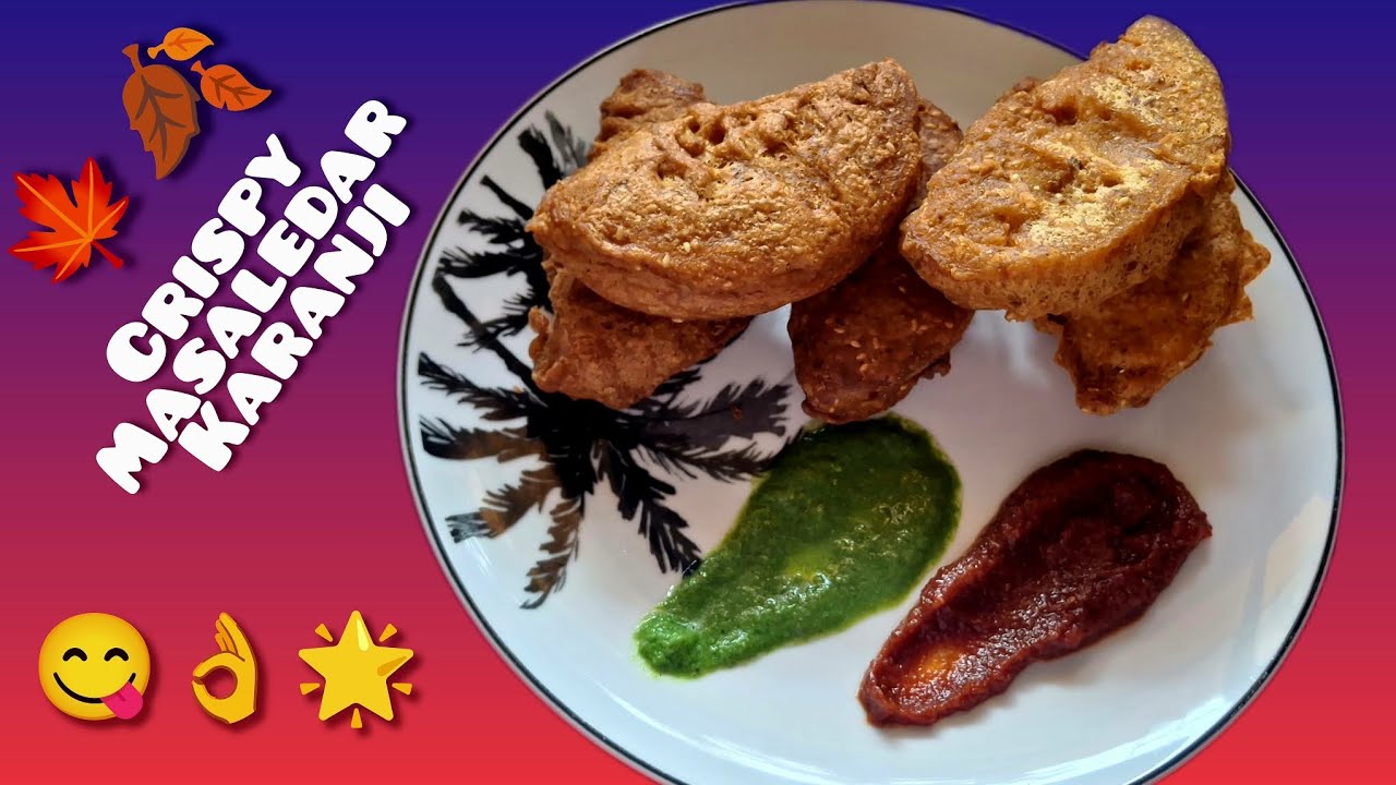 🍁😊 Crispy Masaledar Karanji  ( karjikai /     Gujiye -- Style Savory Version  ) @mukkusskitchen 