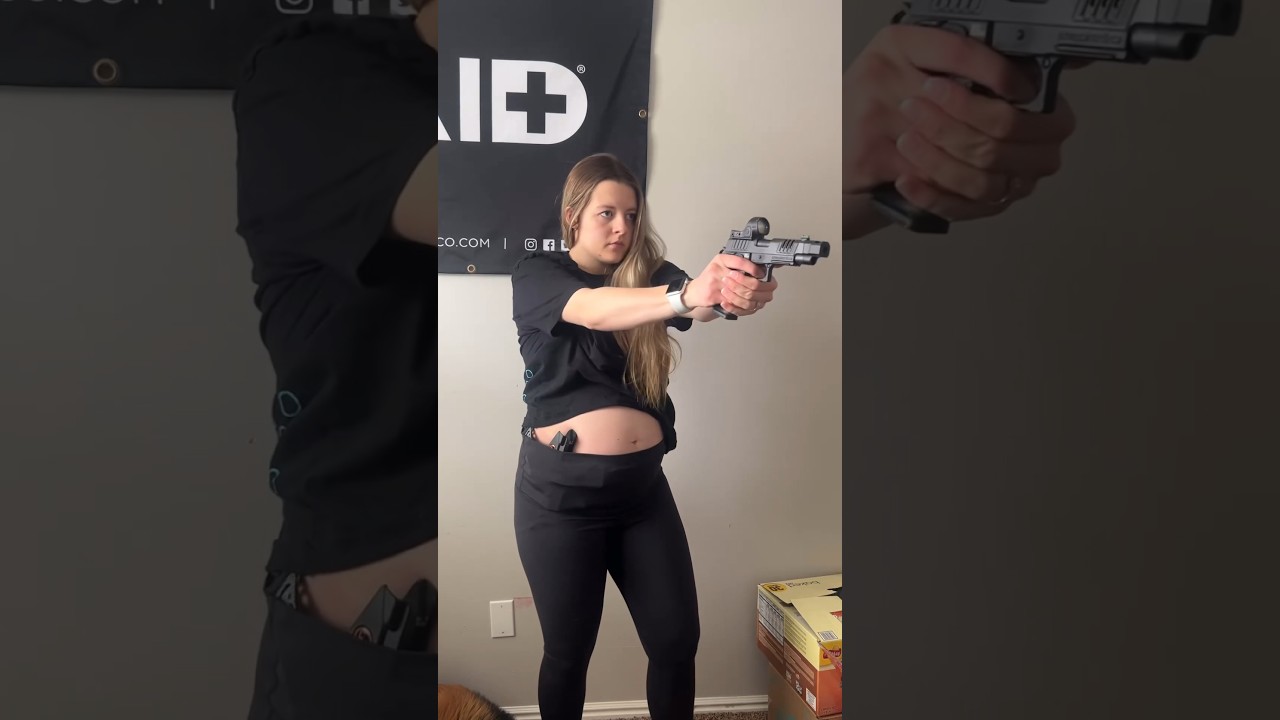 Daily Dry Fire While Pregnant🔫