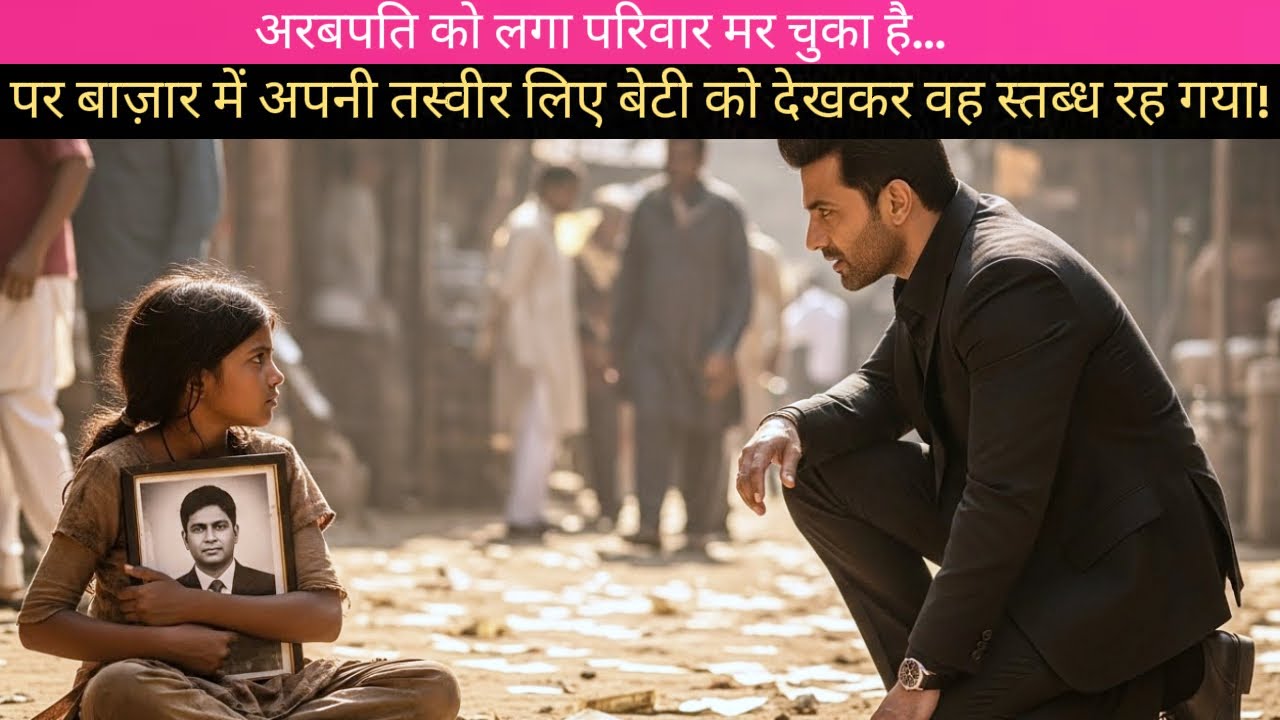 7 साल तक पत्नी और बच्चे को खो समझने वाला अरबपति स्तब्ध जब लड़की तस्वीर लेकर पिता खोजने गई।