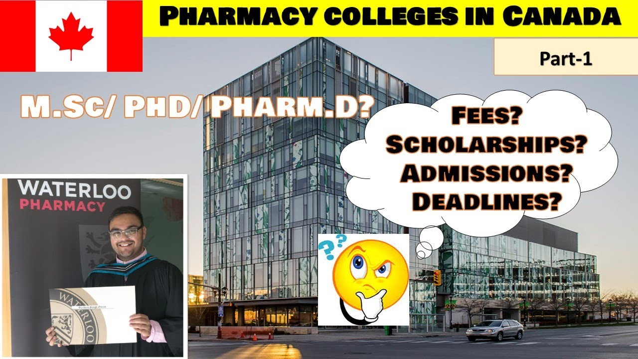 #Masters / #Ph.D. in #Pharmacy from #Canada | #Top #Universities | #Fees | #Scholarships | Mallika