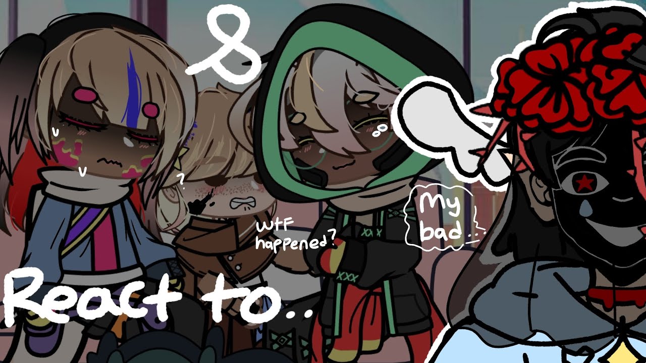 gradient & PJ react to ink (my au) / part 1/3 /lunattachannn