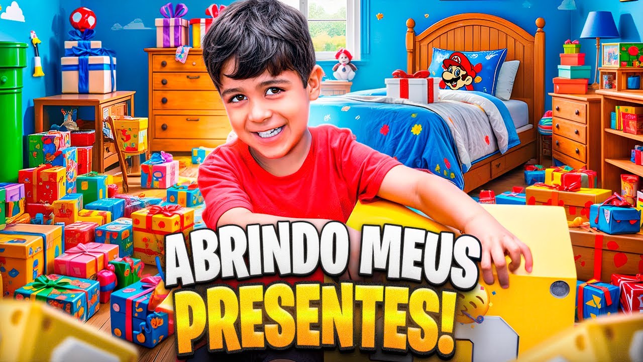 ABRINDO MEUS PRESENTES DE ANIVERSÁRIO JUNTO COM VOCÊS 