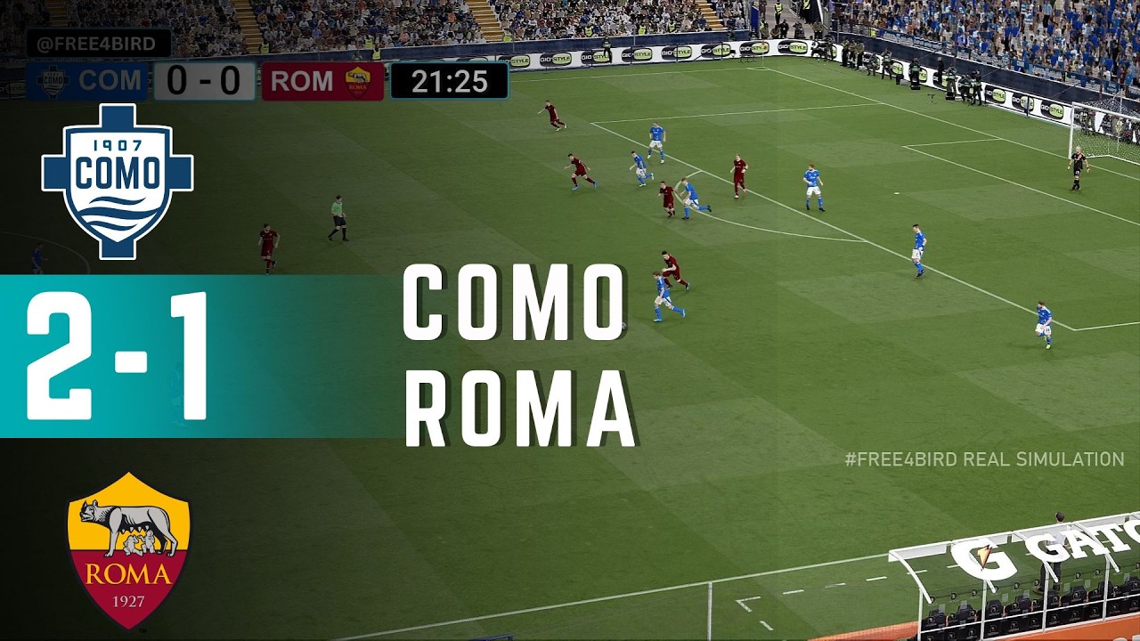 Como vs Roma IN DIRETTA | 🇮🇹 Serie A 2026 | Simulazione & Risultato in Tempo Reale