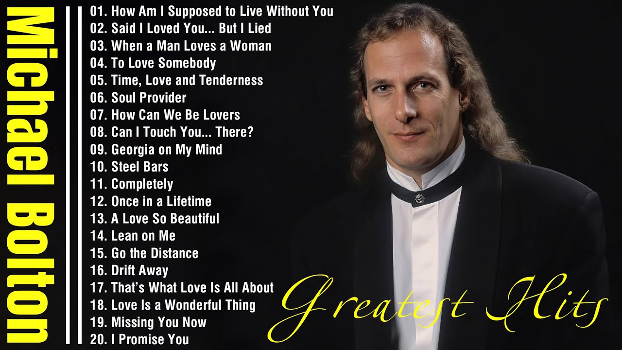 Michael Bolton Greatest Hits Album 2025 - Michael Bolton Best Love Songs & Power Ballads of All Time