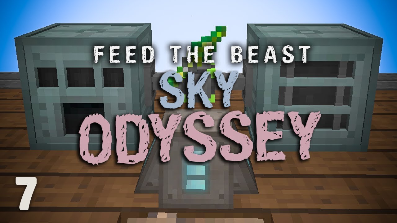 FTB Sky Odyssey Ep. 7 New Starting Maps + XP Storage