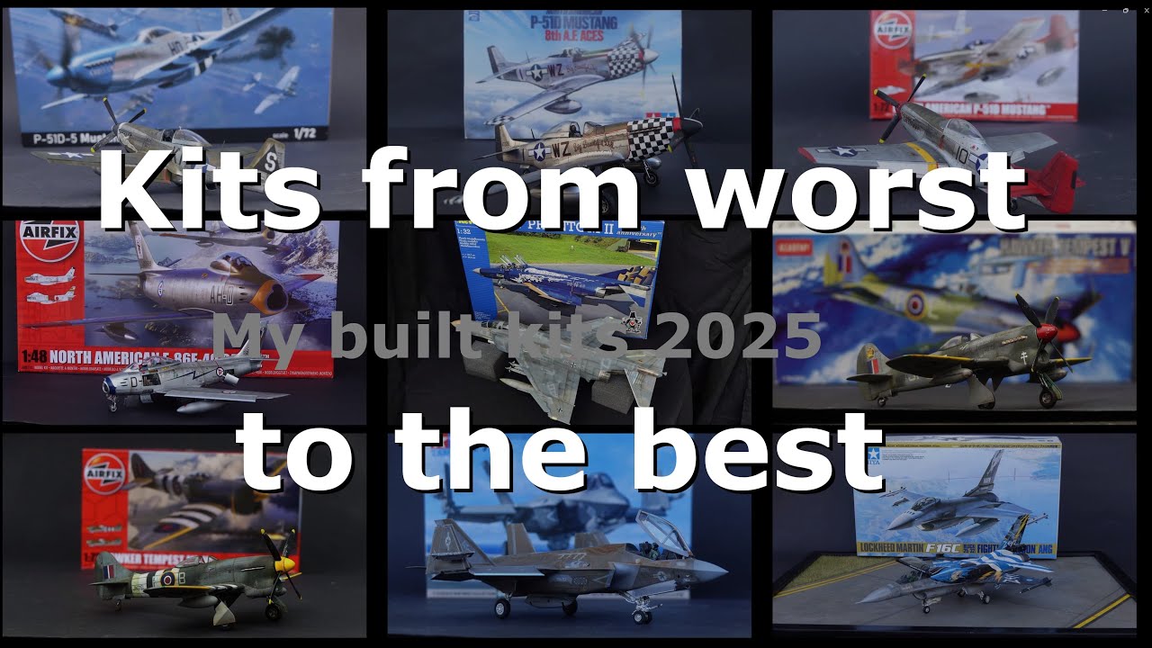 I put kits in order from worst to the best from my 2025 builds