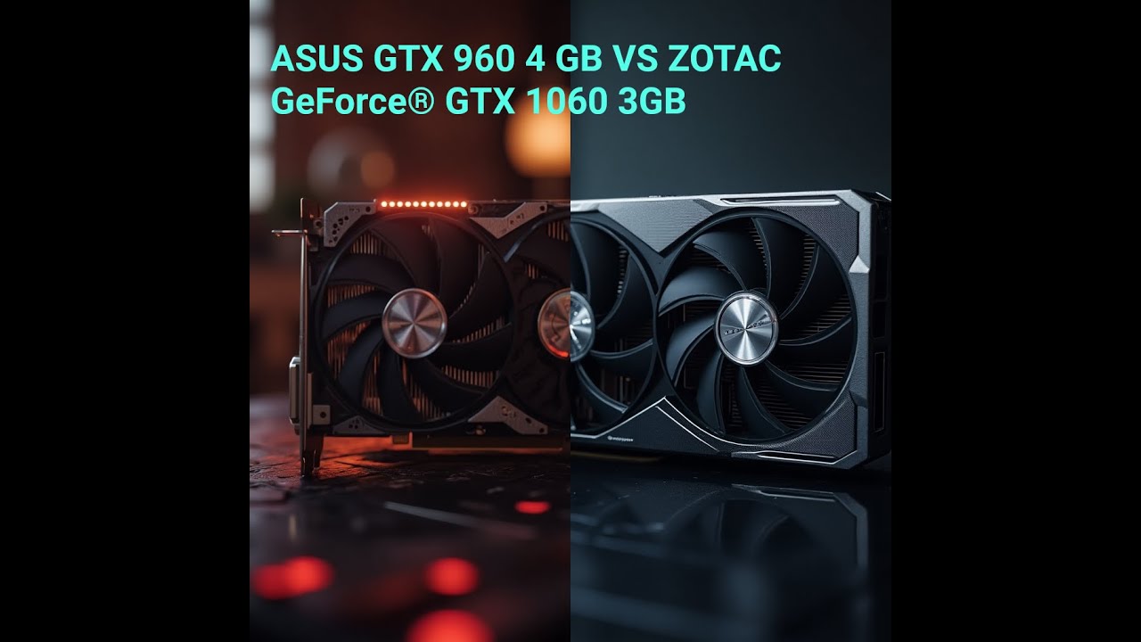 ASUS GTX 960 4 GB VS ZOTAC GeForce® GTX 1060 3GB