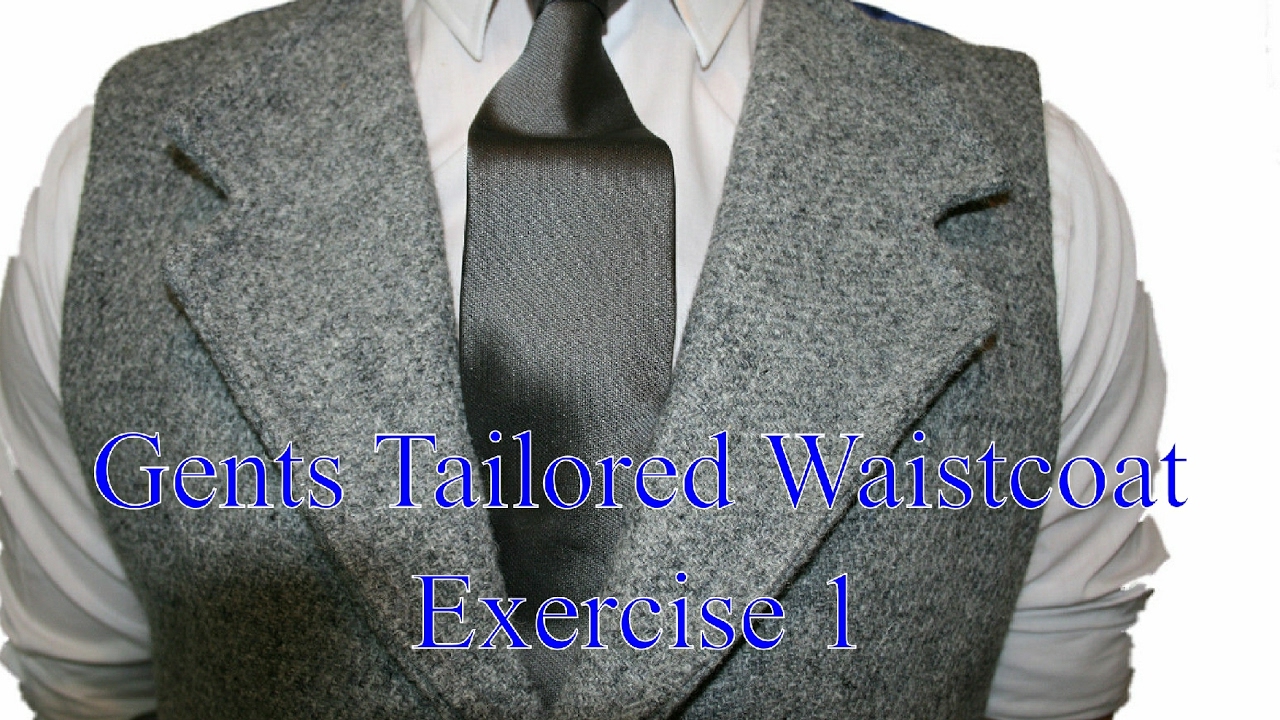 How to make a Gents tailored waistcoat - Exercise 1 - Equipment