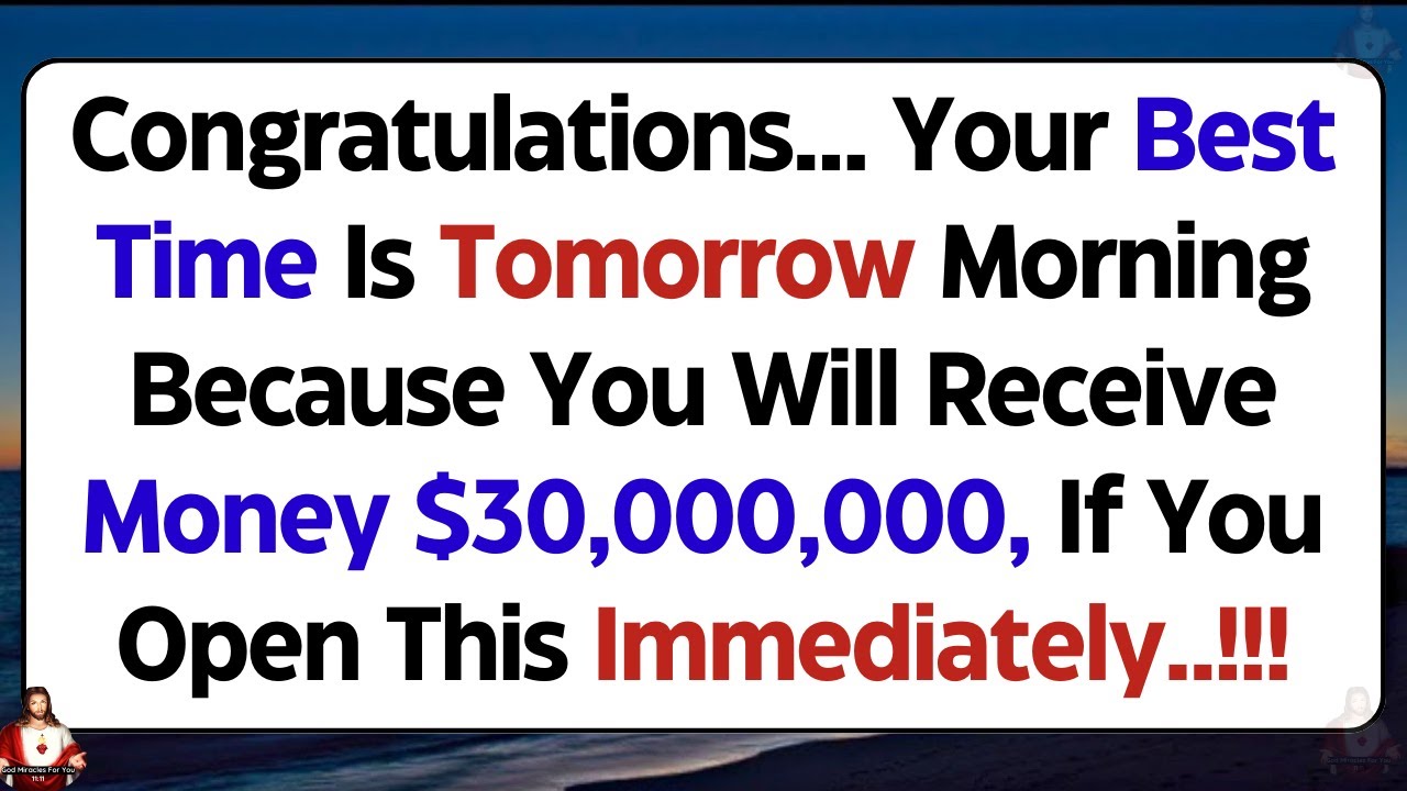 11:11💌God Says, Tomorrow You Will Receive Unexpected Money..✝️Gods Message For You Today 🌈Jesus says
