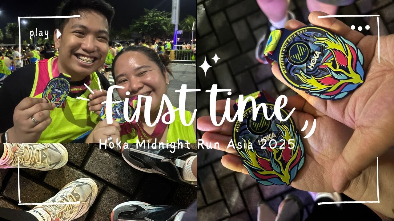 Anne & Dreico - First Ever Hoka Midnight Run Asia Manila 2025 | First Time Experience - Running Era?