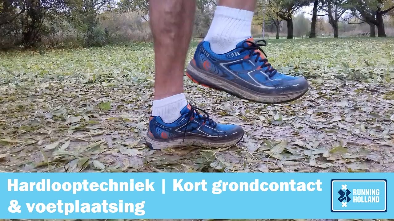 Hardlooptechniek - kort grondcontact/ voetplaatsing (beter hardlopen)
