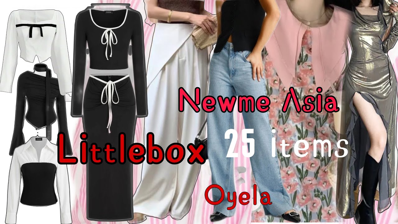 Huge Littlebox India •Newme Asia & Oyela haul• 25 items •Korean trousers,tops & dress