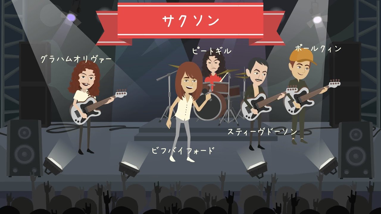 SAXON【サクソン】結成～ロックザネイションズまで