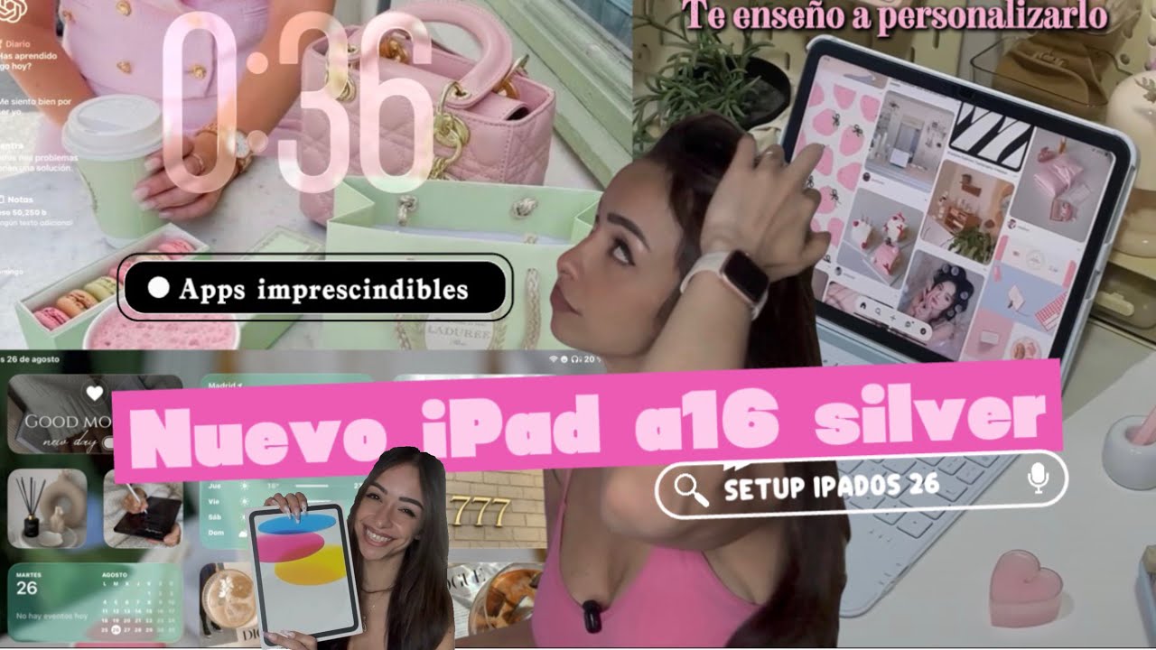 NUEVO iPad 11 A16 Unboxing 2025 | iPadOS 26 setup - organizaci&oacute;n - APPS  - Personalizacion - Widgets