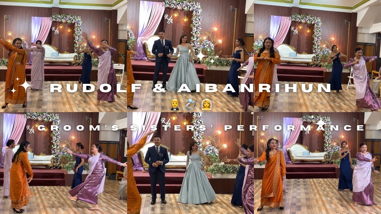 Rudolf & Aibanrihun’s Reception 💍 | Sisters’ Dance Performance 💃 | JOWAI