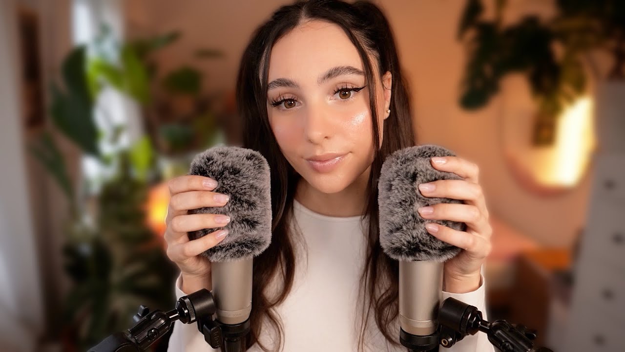 ASMR Deep Brainmassage 💆🏻&zwj;♀️ Gentle Fluffy Mic Cover Scratching 🎙️🤏🏼 No Talking 🤫