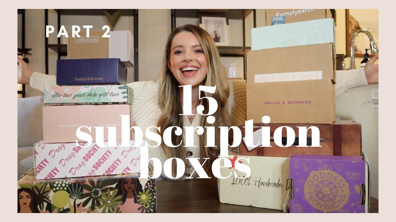 Part 2 - Unboxing & Reviewing 15 Subscription Boxes! Best of 2020