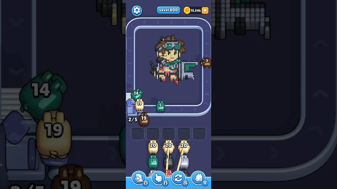 Pixel Flow — level 800