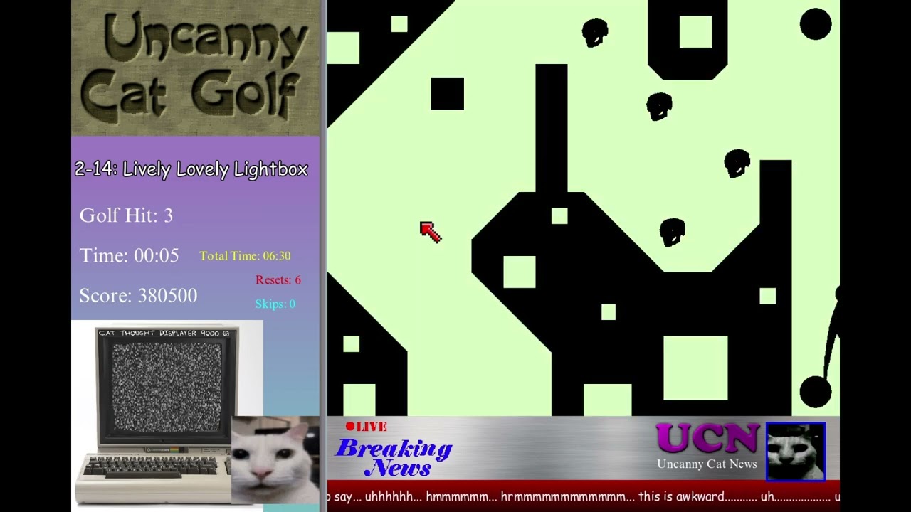 Uncanny Cat Golf 13:23 speedrun