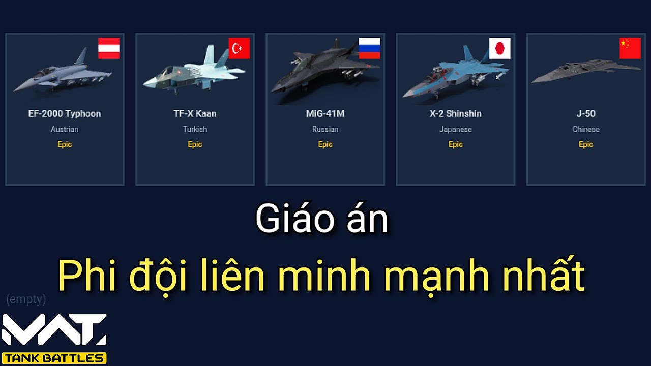 [BÌNH LUẬN] MWT Tank Battles | Phi đội liên minh mạnh nhất kiểm soát bầu trời