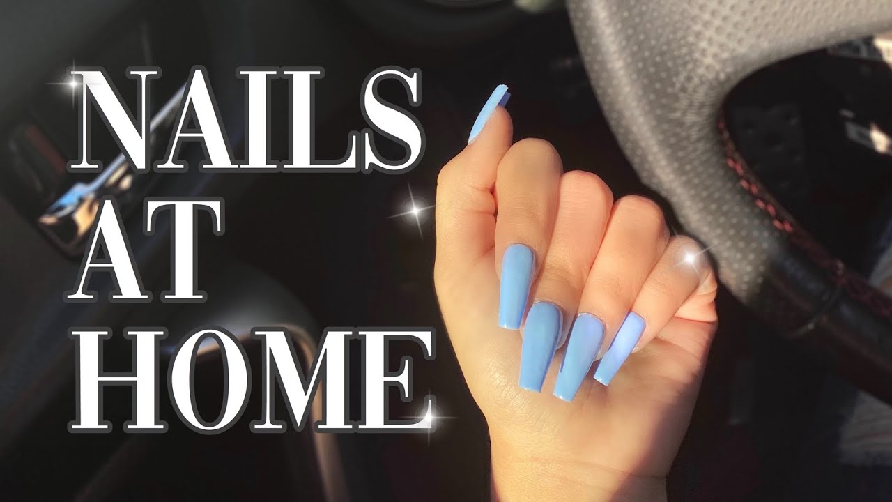 HOW TO DO NAILS AT HOME W/ NO ACRYLIC